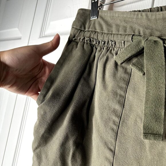 Kinly Green High Waisted Drawstring Waist Jogger Pants Women's Size Large L - Picture 8 of 12